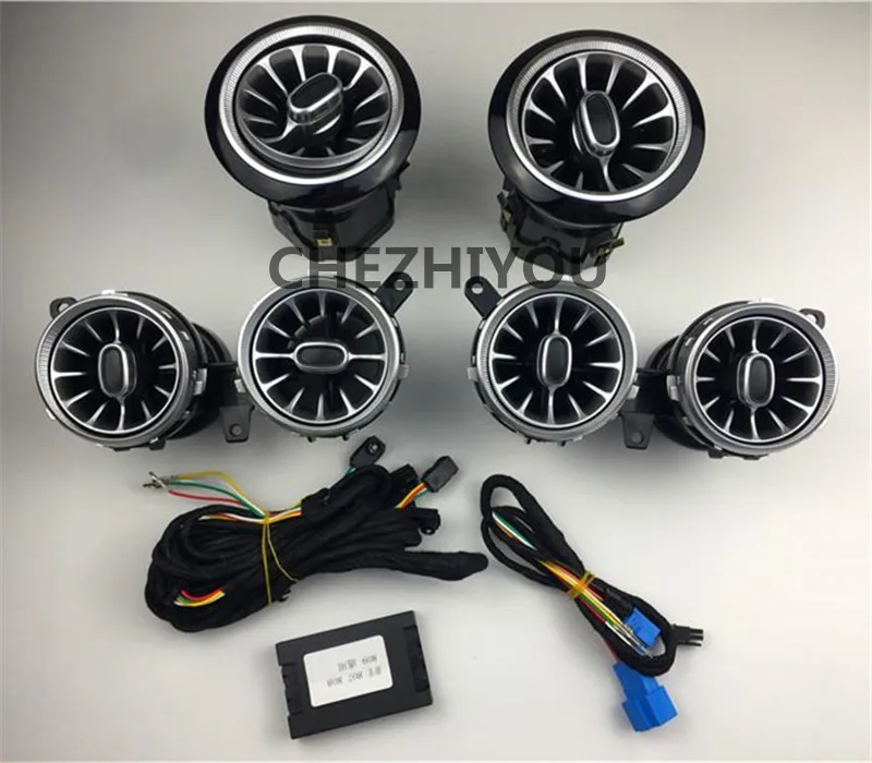 Air Condition AC Vent Outlet 64color For Benz E Class W213 2015-2019 Interior Front Console Turbo | Автомобили и мотоциклы