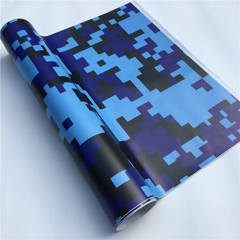 Blue Digital HD JDM Hellaflush виниловая наклейка Bomb wrap Автомобильная наклейка s Camo виниловая автомобильная пленка ping пленка для автомобиля ноутбука компьютера - Название цвета: Blue Digital