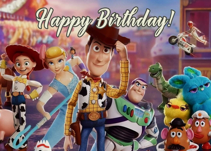 Disney Вечеринка История игрушек фонов шторы Фотокабины для студийного фона