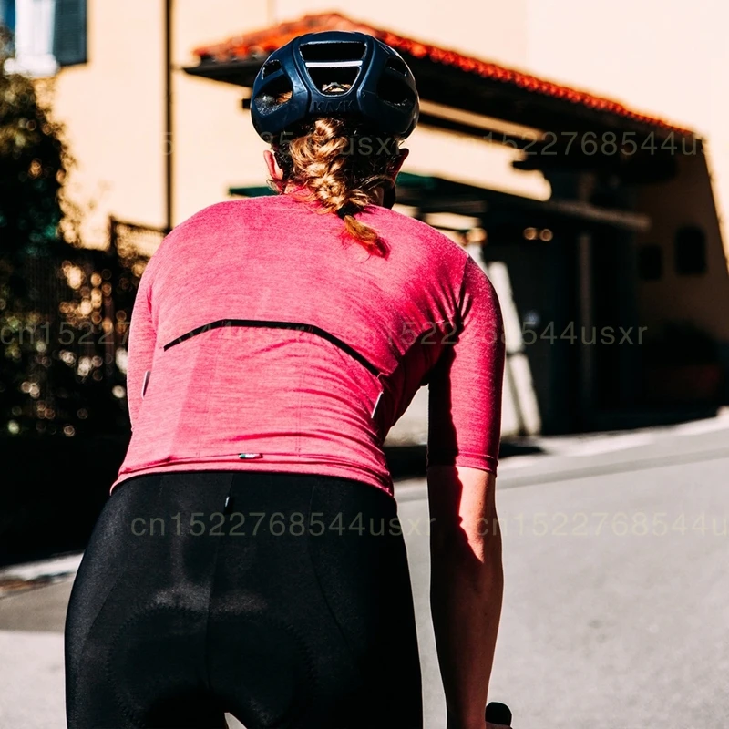 Женский нагрудник для велоспорта черный из овечьей шерсти европейская коллекция