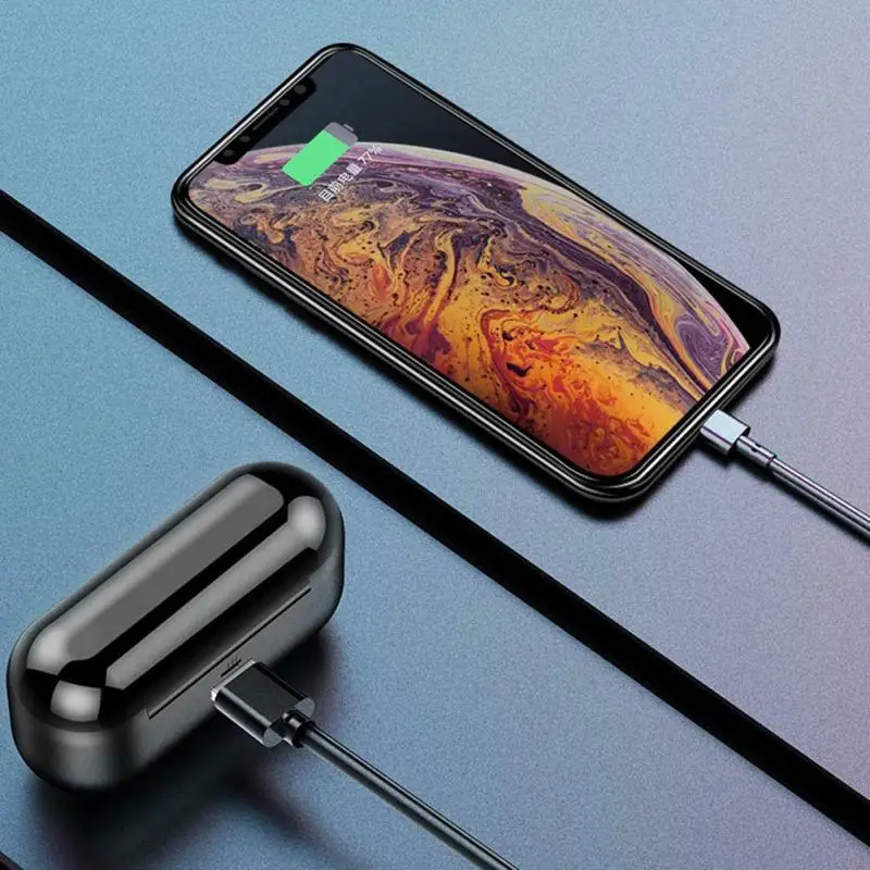 Беспроводные наушники Mr Bluetooth V5.0 F9 TWS спортивные с шумоподавлением басов