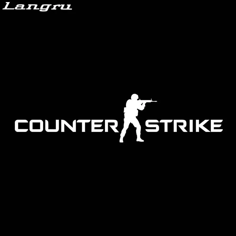 Стильная наклейка с логотипом Counter Strike на стену мотоцикла бамбера автомобильная
