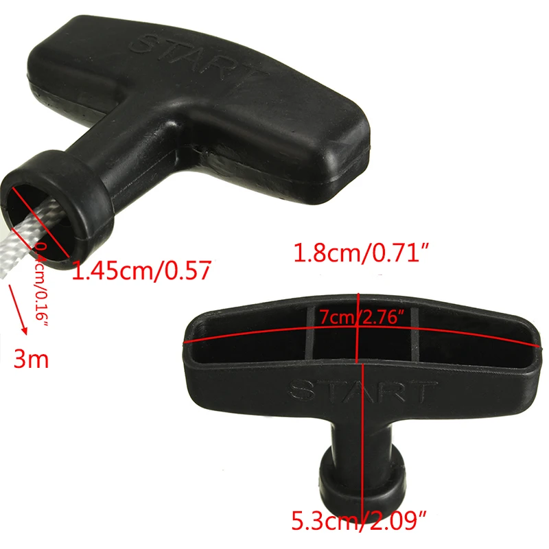 Новинка 1 2 м Универсальная ручка стартера генератора без крышки шнур