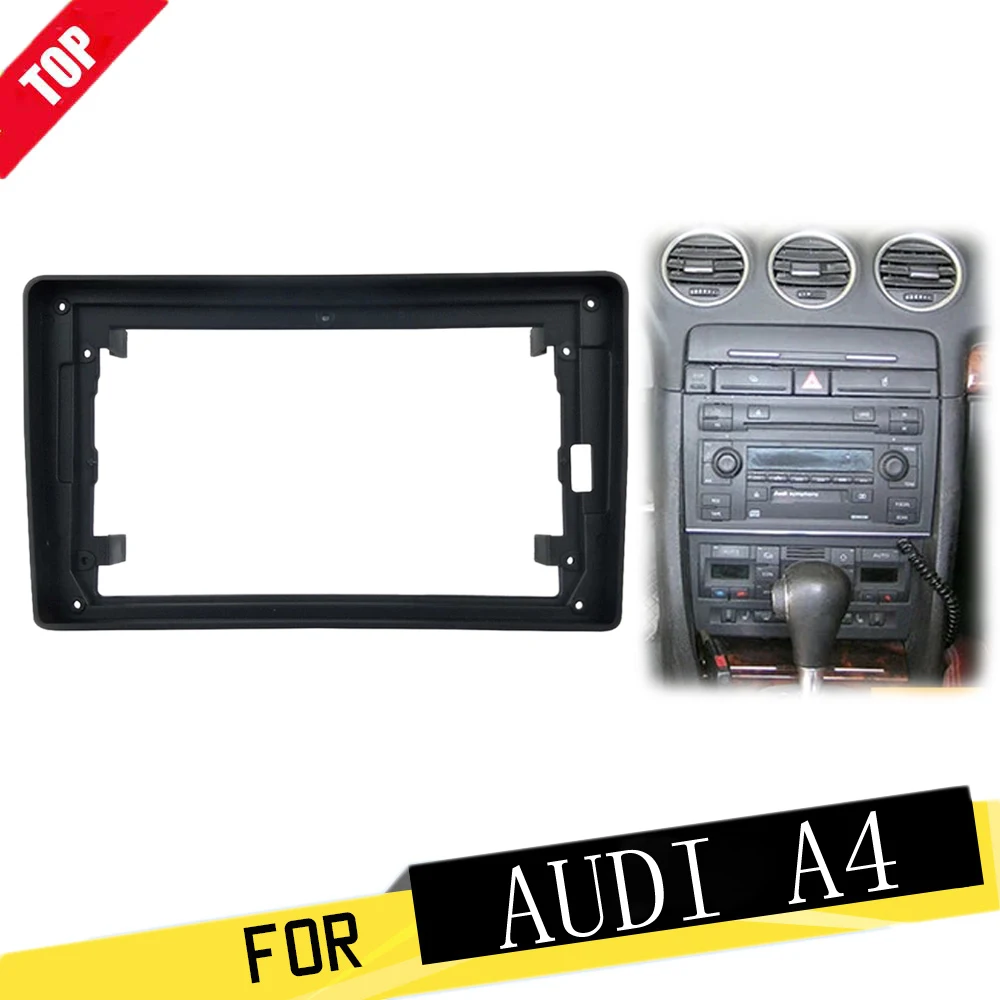 Radio Fascias for AUDI A4 2002-2008 9 Inch Stereo Panel Dash Mount Kit Car Accessories Player Bezel DVD GPS Dashboard Frame