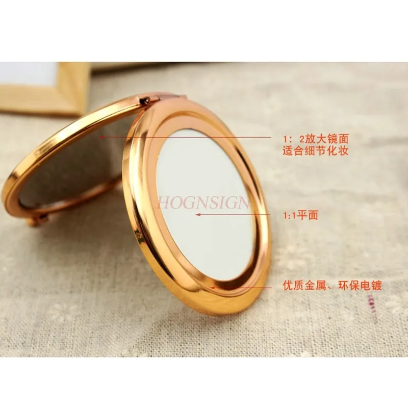 

Small Mirror Factory Direct Gift Mirror Bottom Makeup Mirror Base Personality Metal Makeup Bottom Sale
