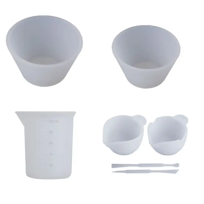 

Crystal Epoxy Resin Silicone Mold Dispensing Measuring Cup DIY Jewelry Crafts Making