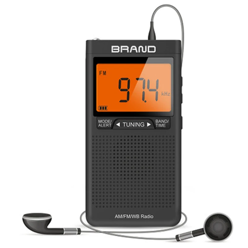

noaa weather radio, dedicated AM/FM/WB stereo pocket radio
