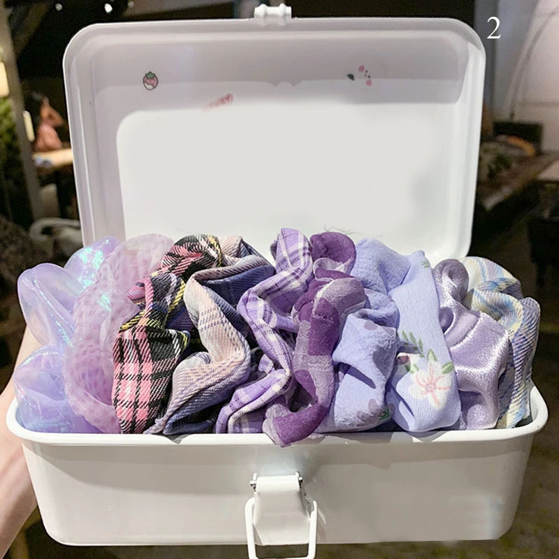 

10 шт./упаковка, резинки для волос с принтом фруктов