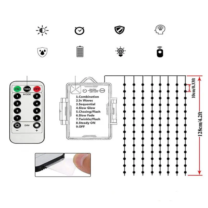 

104 LED 8