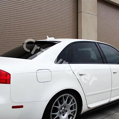 Задний спойлер на крышу A4 B7 для Audi 2005 2008 в стиле ABT из углеродного волокна|spoiler wing|lip