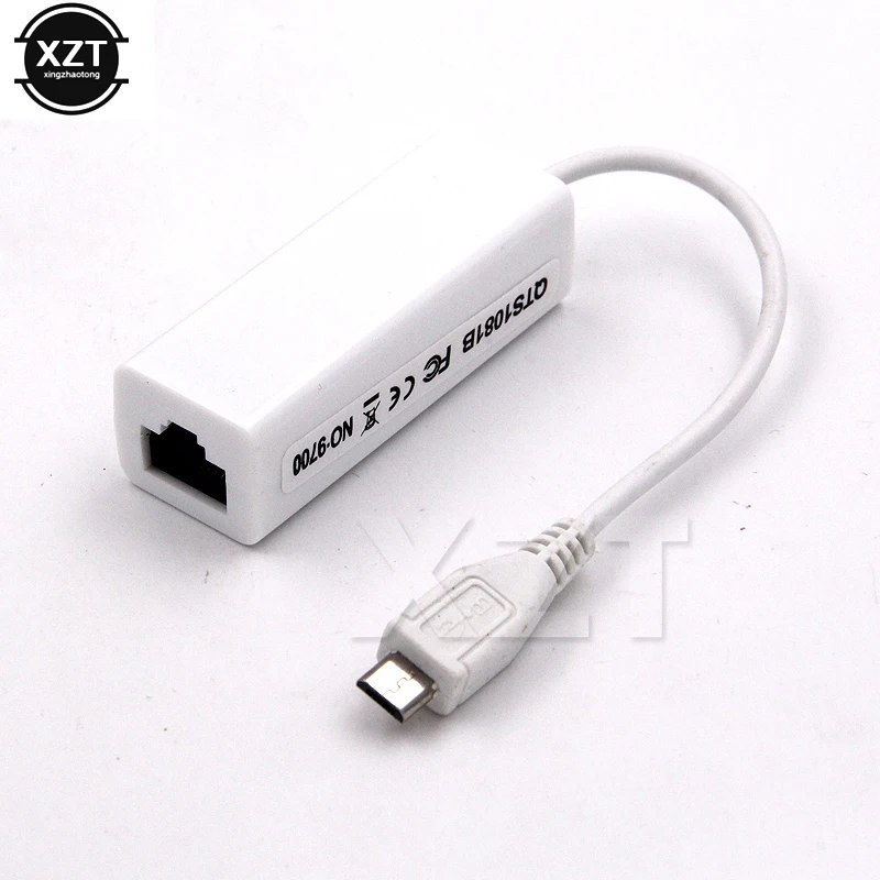 Новейший Micro USB 2 0 5 Pin к Ethernet 10/100 M RJ45 сетевой кабель Lan адаптер карта usb lan Карта