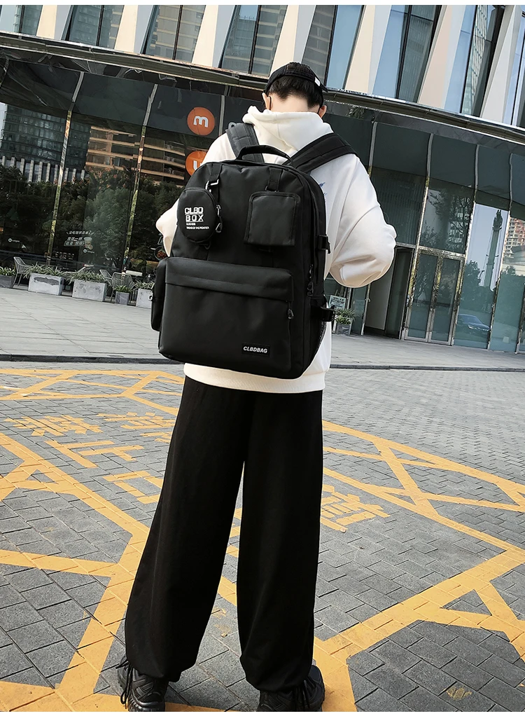 

YJ3012 2021 Новый вместительный Повседневный Рюкзак 2020 новая школьная сумка для студентов колледжа