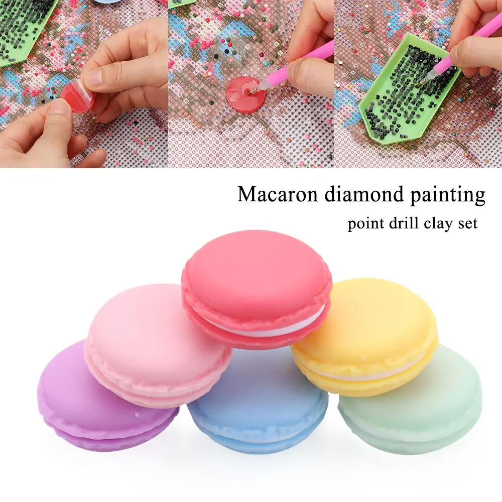 

Storage Container Cross Stitch Nail Tools Drilling Mud Diamond Painting Clay Diamond Painting Glue Macarons Box
