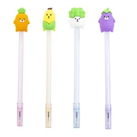 36pcs novelty kawaii pens funny vegetable carrot chinese cabbage cute gel pen girl stationery ballpoint back to school item gift