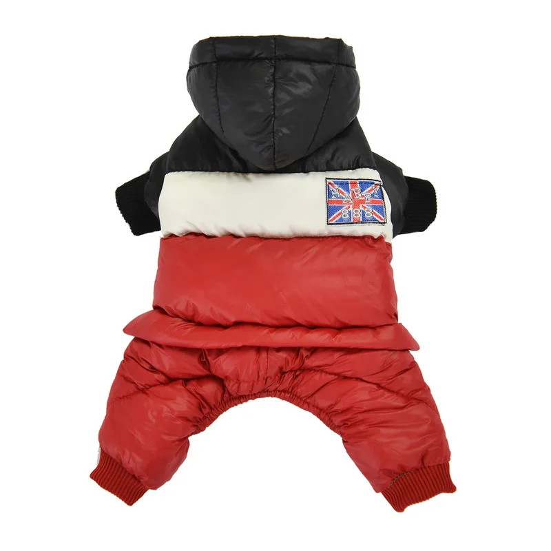 Winter Dog Clothes Thicken Warm Coat Jacket For Small Dogs Waterproof Chihuahua Yorkie Clothing Overalls Pet Jumpsuits Hoodies