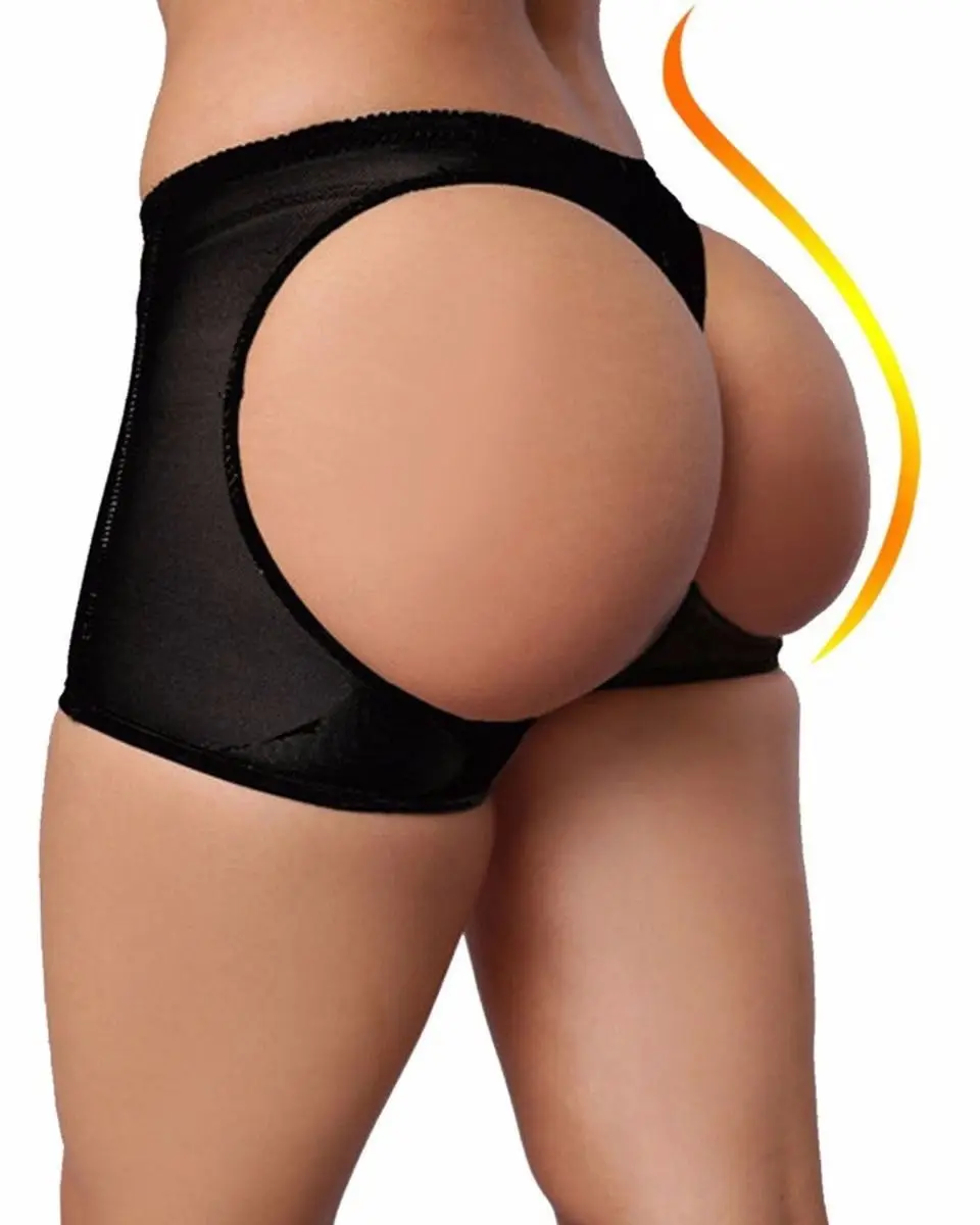 

Women Butt Lifter Shaper Tummy Control Panties Buttocks Open Instan Boyshorts