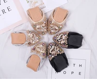 womon soft sole foldable women ballet flats luxury rhinestone ladies shoes big size loafers spring autumn shoes