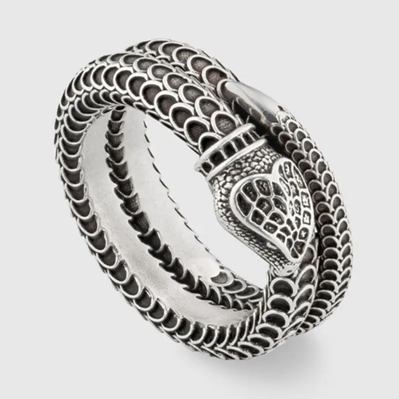 

925 sterling silver men and women classic mini ring coil domineering