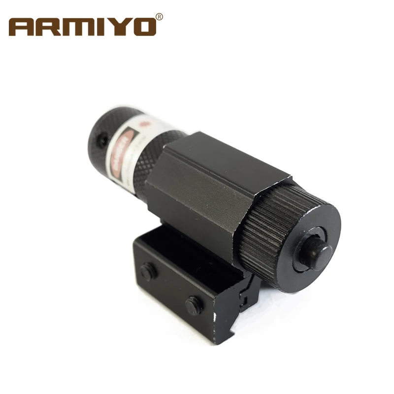 Тактический armiyo 635-655nm пистолет Красный точечный Лазер 50-100 м Диапазон точка зрения Регулируемая 11 мм и 20 мм рельсовая съемка аксессуары