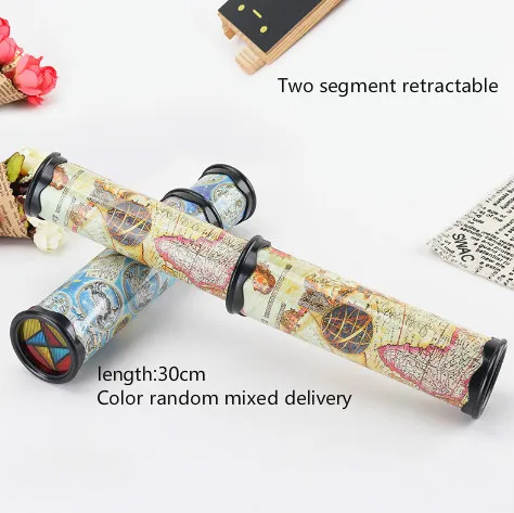 

1Pcs magical Kaleidoscopes Toys Scalable Extended Rotation Adjustable Kaleidoscope Fancy Color World kids Educational Toy