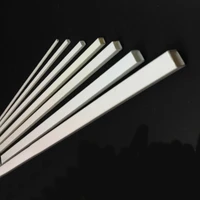 5pcs 3 10mm plastic white square tube abs hollow square pipe 25cm length for building model toy accessories