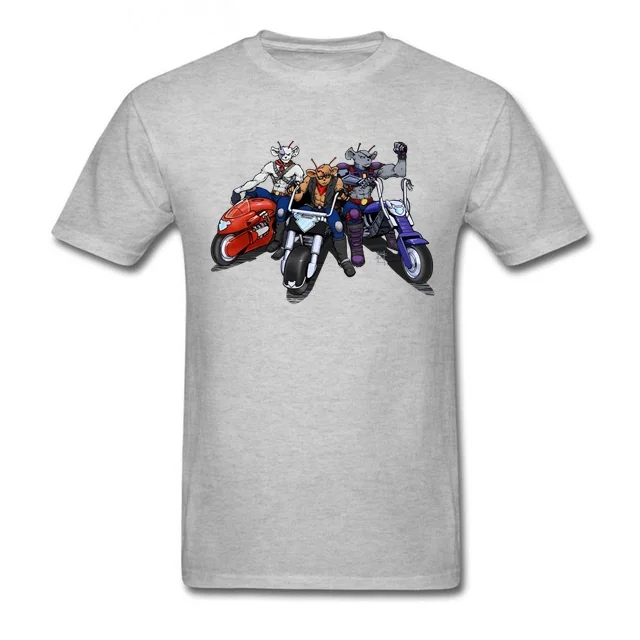 Футболка мужская летняя с круглым вырезом модная тенниска из чистого хлопка