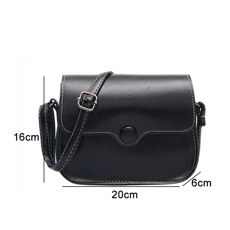 Женская сумка через плечо Youda повседневная однотонная в стиле ретро 2019 | Багаж и