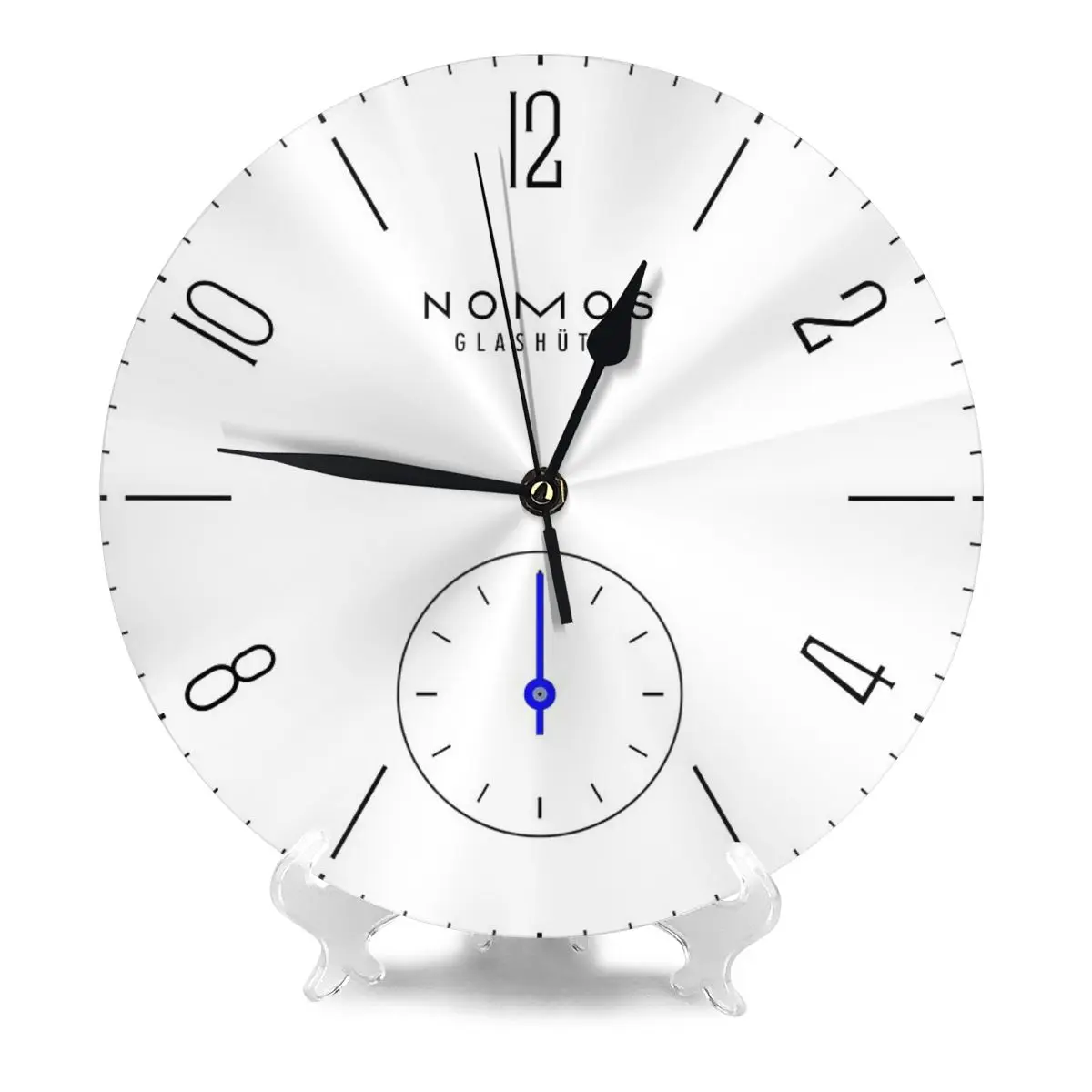 Часы Nomos с минимальным циферблатом Настенный декор для комнаты Дизайнерские