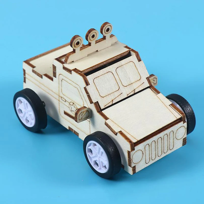 

Игрушки STEM для детей, развивающий научный эксперимент, набор игрушек «сделай сам», танк, модель автомобиля, пазл, окрашенные детские игрушки