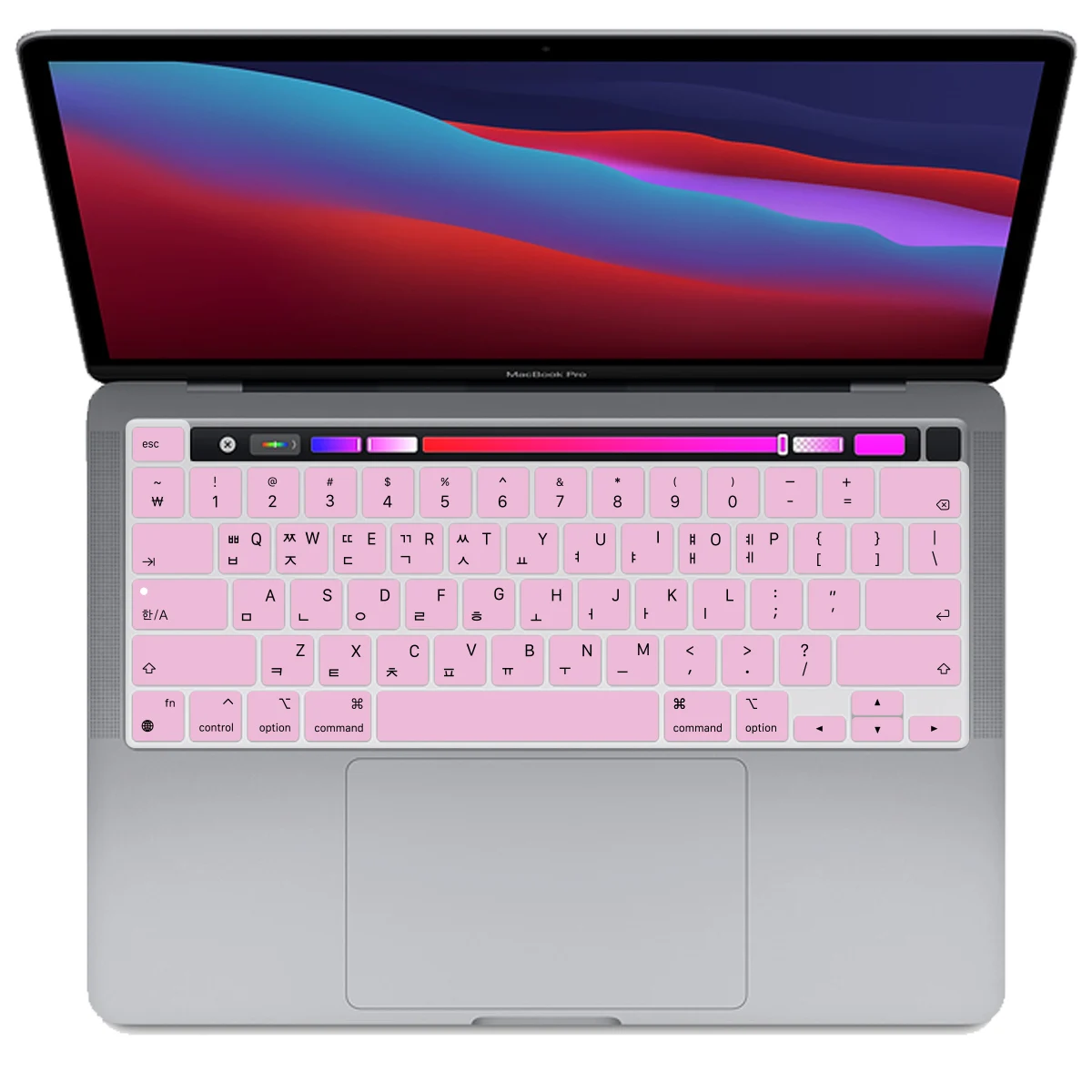 Корейский чехол для клавиатуры SDYIGOE для MacBook Pro13 дюймов 2020 M1 A2289A2338A2141 Pro16 с сенсорной панелью клавиатуры защитная пленка - изображение
