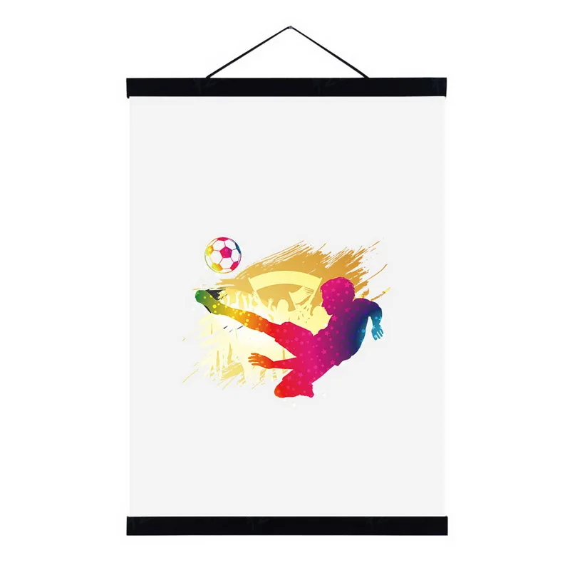 1PC Poster Frame Magnetic Light Wood Hanger For Photo Picutre Canvas Art Print Wall Hanging Room Home Decor | Дом и сад