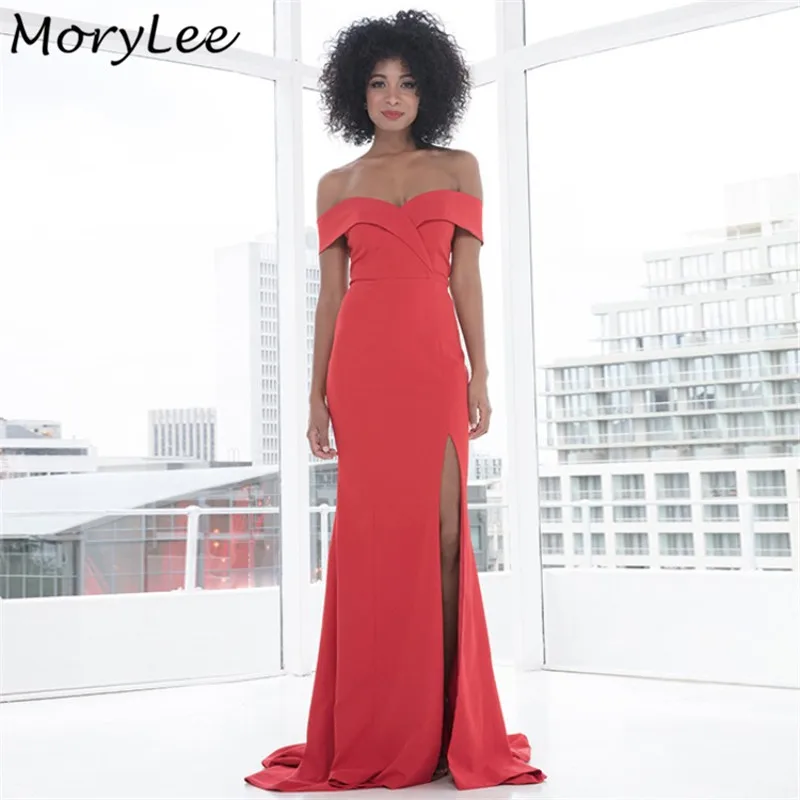 

Платье подружки невесты с v-образным вырезом и открытыми плечами из спандекса атласные платья свидетельницы на молнии сзади свадебные платья невесты