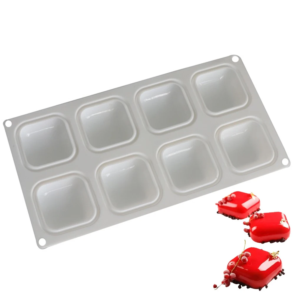 

Cake Dessert Mousse Cake French Mousse Mould White Silicone Gel Molds, Household High Temperature Patisserie Mould Mousse