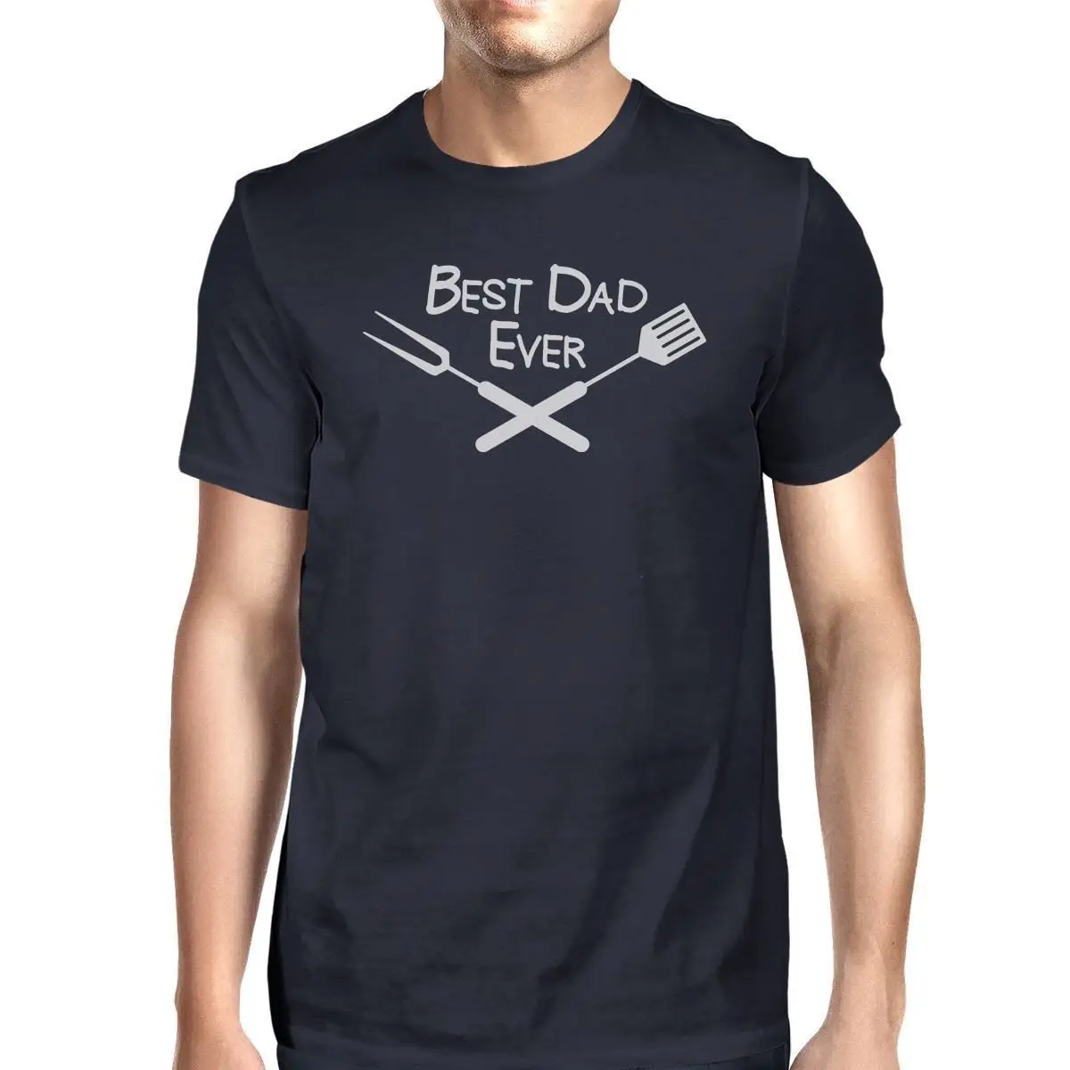 

Best Dad Ever BBQ T-Shirt Unique Fathers Day Gifts Men's Summer Cotton Short Sleeve O-Neck T Shirt New S-3XL