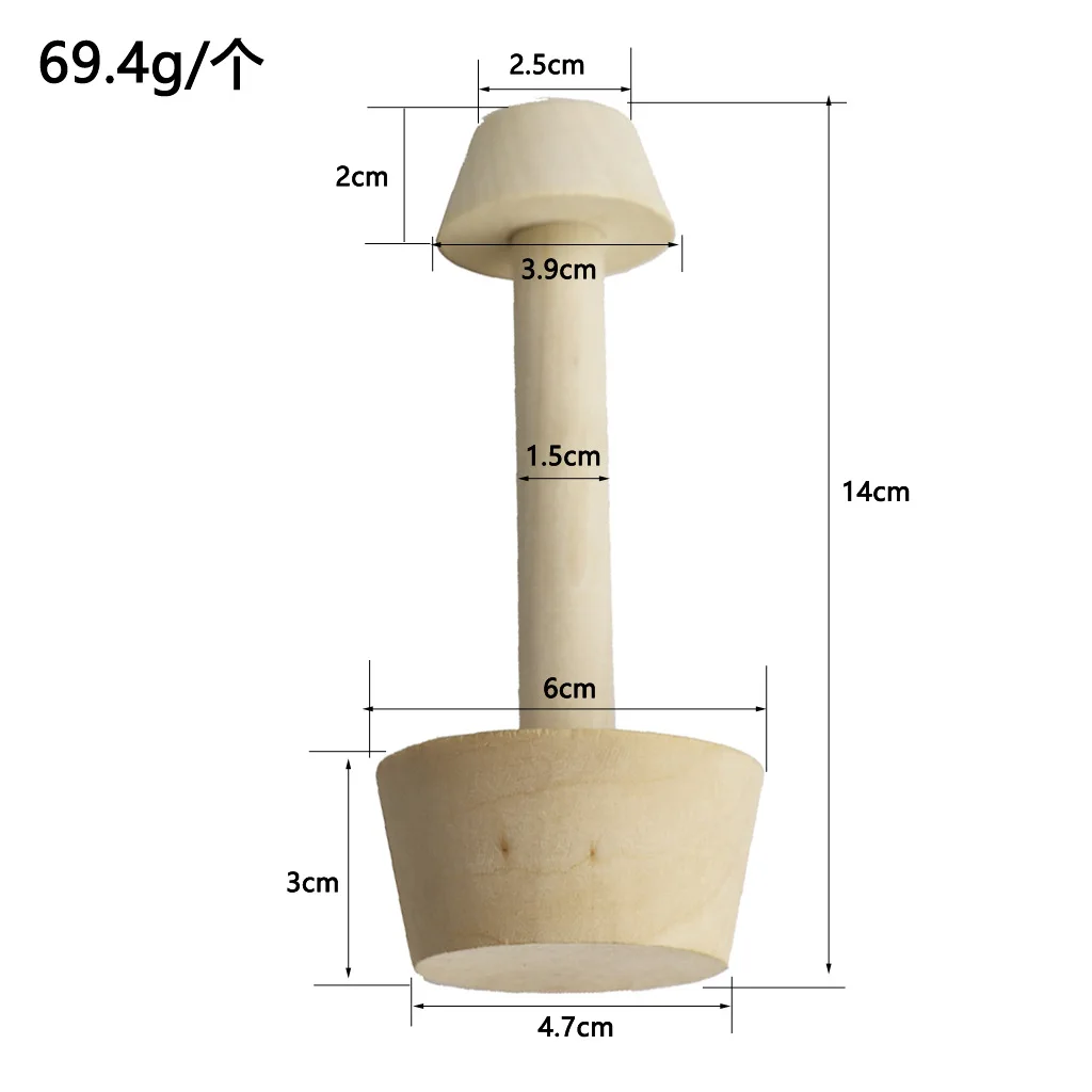 

Tamper Mold Double Side Wooden Egg Tart Mould DIY Cake Pastry Pusher Egg Tart-Tamper Wooden Pastry Pushe Kitchen Baking Tools