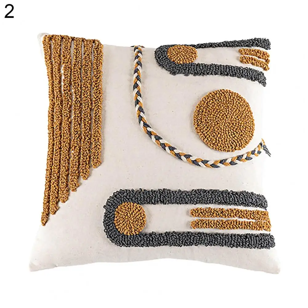 Наволочка с геометрическим рисунком домашние принадлежности хлопковая