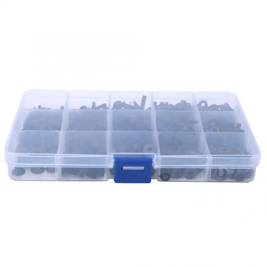 460 шт. винты с шестигранной головкой черные плоские головки из углеродистой стали