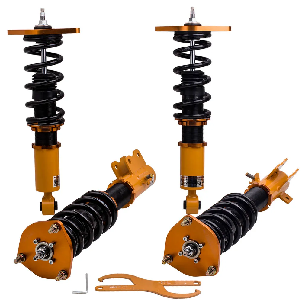 24 шага Adj. Заслонка Coilover подвески для Nissan Sentra X-Trail B15 2000-2006 амортизаторы Наборы