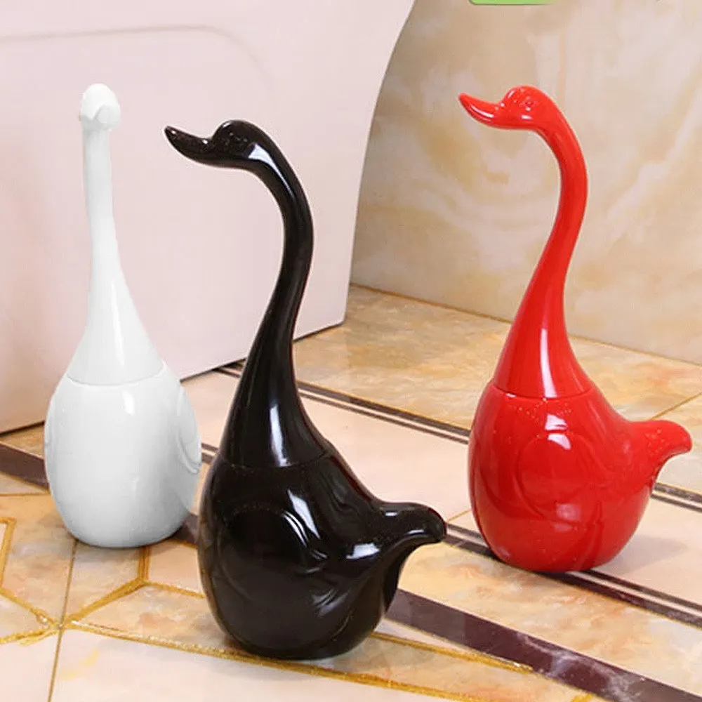 

Swan Toilet Brush And Holder Bathroom Cleaning Exquisite With Long Handle Swan Toilet Brush And Holder For Bathroom