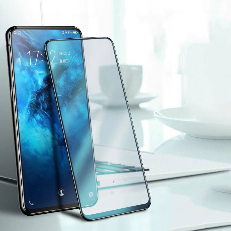 Матовое закаленное стекло с полным покрытием для VIVO V17 X30 Pro IQOO 3 NEX Dual Display Z6 S5 Y11 Y19 |