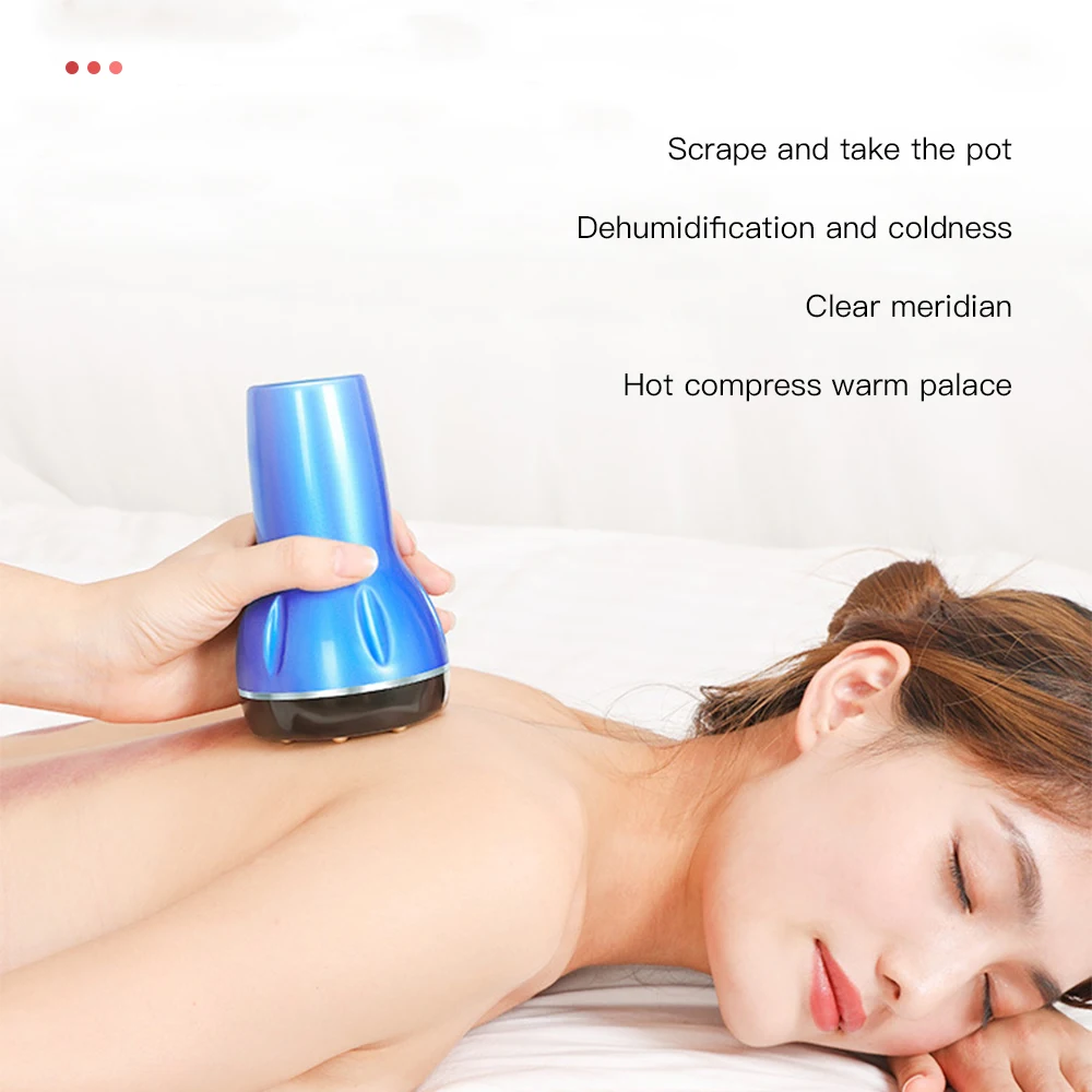 

Electric Gua Sha And Cupping Massager Household Meridian Brush Gua Sha Suction Shoulder And Neck Beauty Relaxation Massage Tool