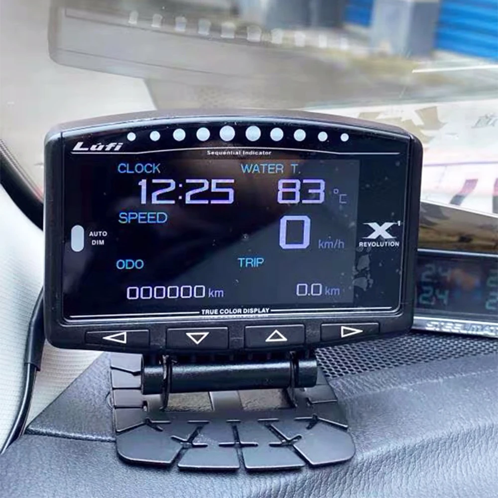 Автомобильный датчик Lufi X1 OBD 2 измеритель скорости воды с универсальными