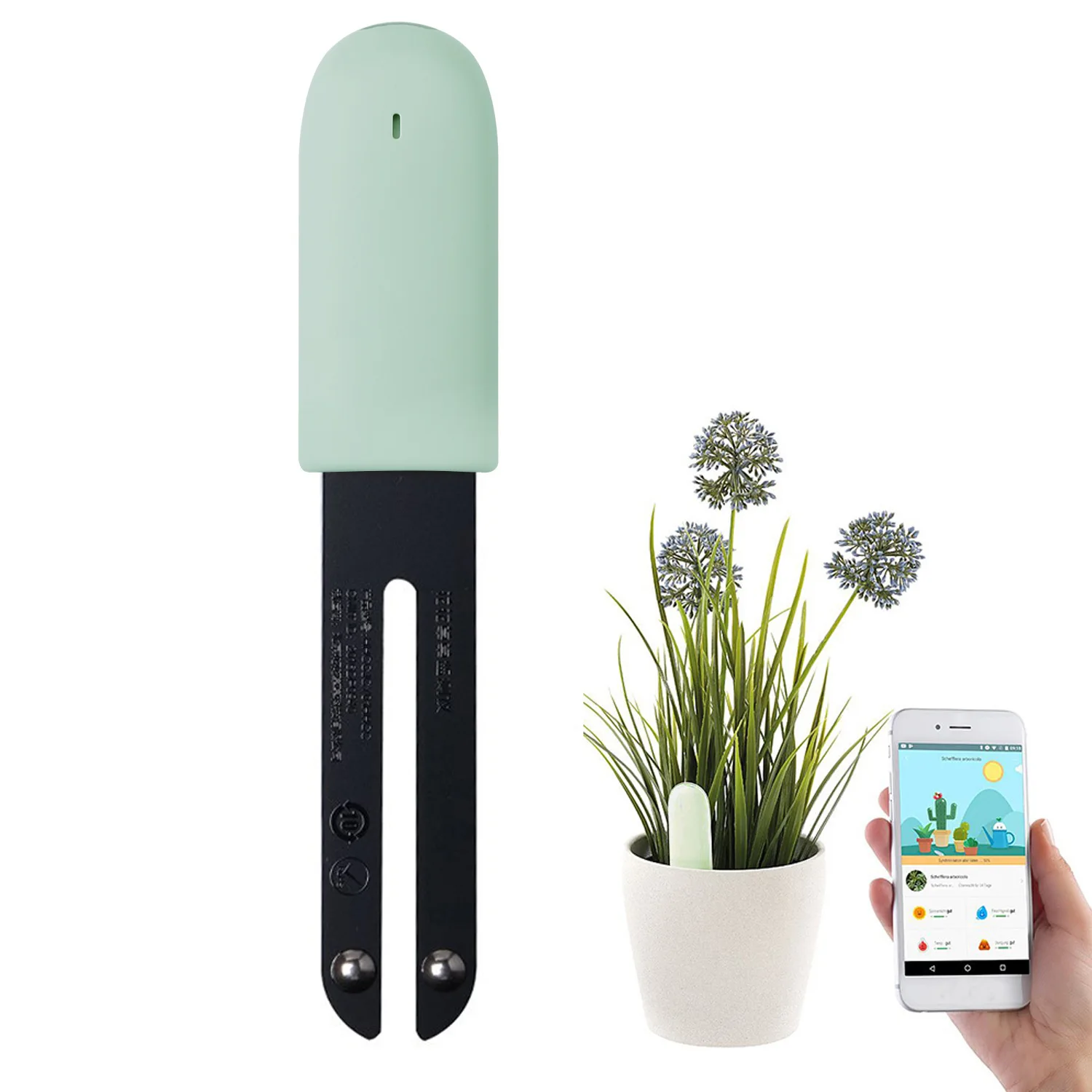 

[Global Version] Flower Monitor Flora Garden Care Plant Grass Soil Water Fertility Smart Tester Sensor Flower Gardening Detector
