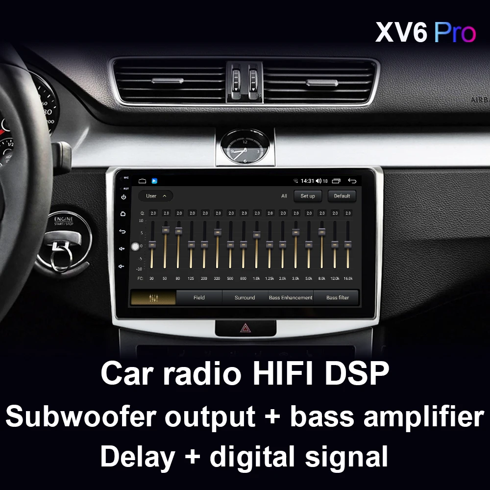 XIMA XV6 Pro Android 10 2 din DVD Carplayer Car Radio Multimedia Video Player Navi GPS For VW Passat B6 B7 CC 2010 - 2016 8 Core |
