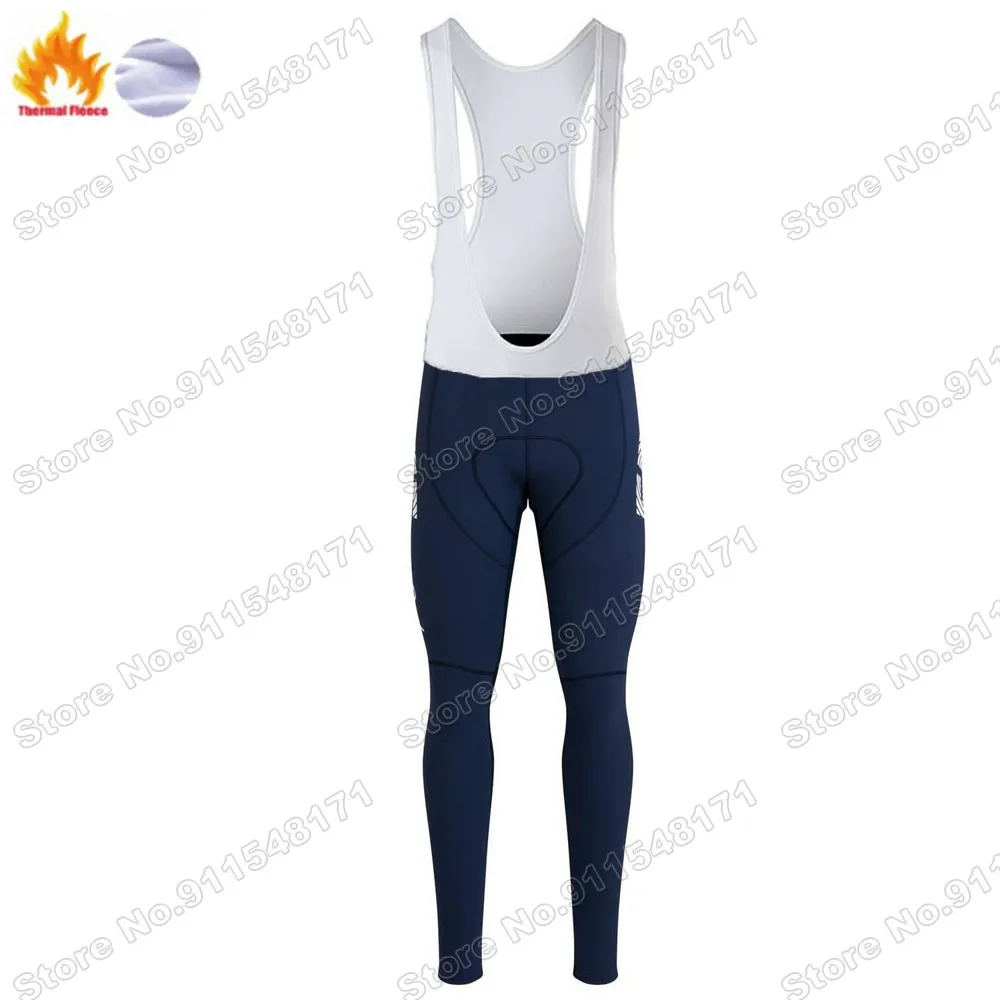 

Man EF 2021 Team Winter Cycling Jersey Set Clothing Suit Mens Long Sleeve MTB Bike Road Pants Bib Ropa Ciclismo