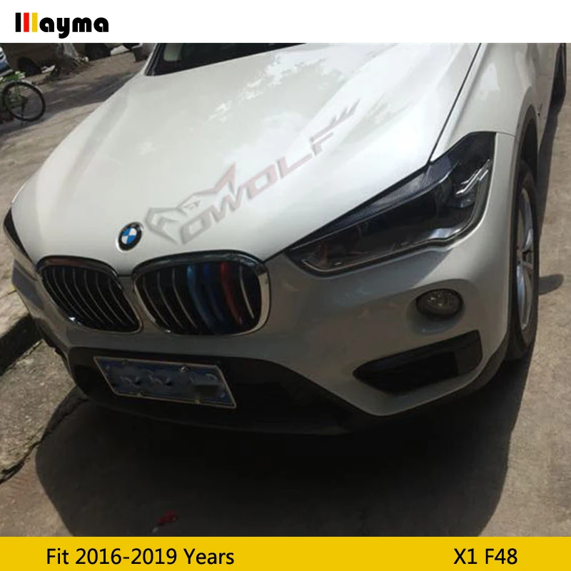 Накладка на фару из углеродного волокна веко для BMW X1 F48 20i sdrive 25i xdrive 2016-2019
