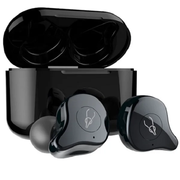 Smokey and grey Sabbat E12 Ultra TWS Беспроводные Bluetooth 5,0 наушники HIFI монитор шумоизоляция в ухо Спортивная гарнитура поддержка apt-x AAC SBC - Цвет: Smokey and grey
