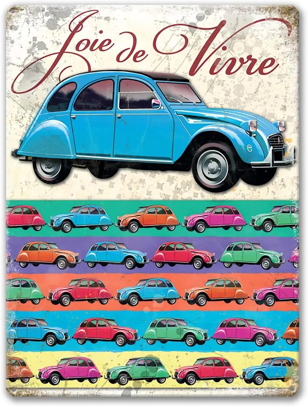 

Agedsign Citroen 2cv Signs, Garage Gifts for Men Vintage Car Tin Sign Metal Decor Bar Man Cave Wall Art 12 x 8 inches