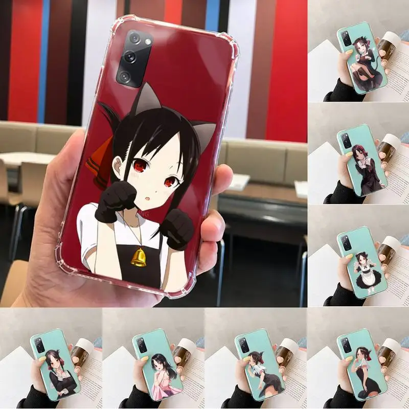 

Anime Kaguya Sama Lk Phone Case Transparent For Samsung S 10 9 20 11 7 8 21 6 P Edge PLUS ULTRA 4G 5G