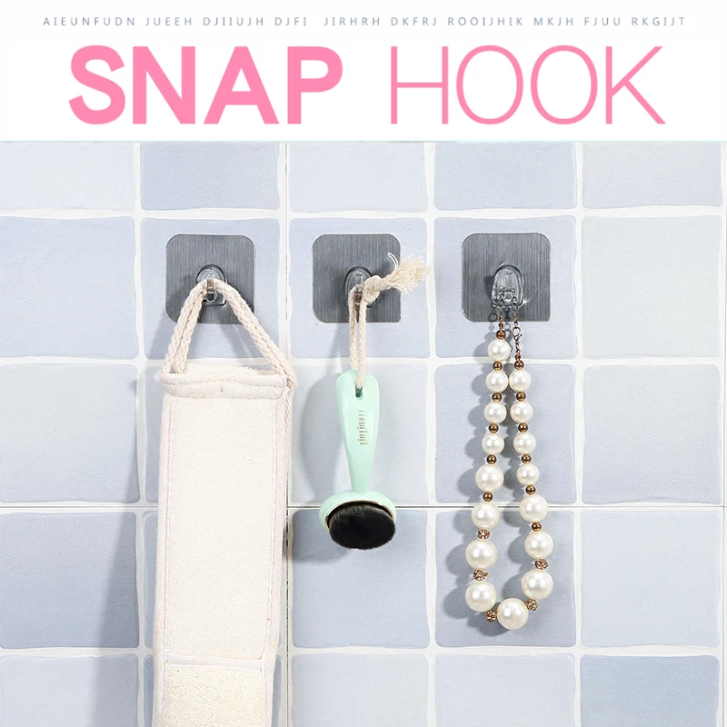 3 шт. водонепроницаемые крючки для ванной и кухни 5 кг|Крючки направляющие| |